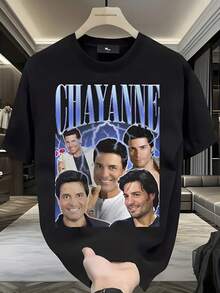 Black Short-Sleeve T-Shirt Christmas Churros & Alebrijes Eating Tlayudas Vibe Print - Negro - Ver 2