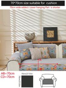 1件装四季通用沙发垫套,现代简约防滑沙发座垫保护套,防尘可水洗沙发套,浅灰色柔软不易褪色,宠物友好,适用于L型沙发和1/2/3/4人沙发 - 淺灰色 - 查看 15