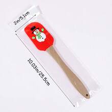 Christmas Silicone Spatula Set - Holiday Kitchen Tools With Handles, Suitable For Baking And Cooking, Food , Perfect For Cake Decorating And Mixing, Scraper, Kitchen Utensils - Multicolor - View 10
