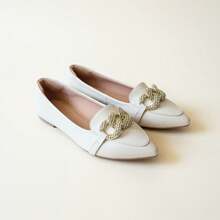 Ballet Flats - 白色 - 查看 2