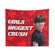 Jungwon Smile's "Biggest Crush" Concert Banner, Enha's Kpop Flag, Enha Desire Unleash, Enha's 2025 World Tour - 40x30英寸 - 查看 3