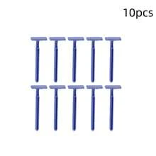 10PCS Disposable Whiskers Shaving Shavers Body Trimmer Stainless 2 Layers Blade Razors For Men Women Hotel