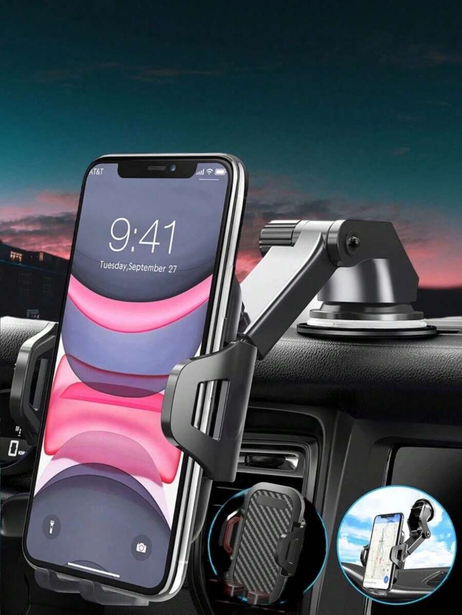 Soporte Para Celular Para Carro Universal Porta Celular Para Carro Base para Auto 360 Rotación Soporte Celular Automóvil Accesorios Teléfono Coche