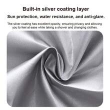 1pc Portable Pop Up Privacy Shower Tent Spacious Changing Room For Camping Hiking Beach Toilet Shower Bathroom - 120*120*190cm, 2 Windows - View 4