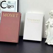 2/3 cuốn sách giả trang trí, sách trang trí sang trọng, trang trí phòng khách, trang trí nhà cửa, sách để bàn cà phê, sách trang trí phong cách hiện đại, sách trưng bày xếp chồng, trang trí khách sạn, quà tặng - Nhiều màu - Xem 5