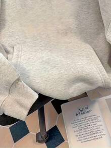 Plus Size Sweatshirts - Light Grey - View 3
