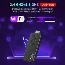 G96 TV Stick Android13.0 Ram 2GB ROM 8GB Dual-Band Player Bluetooth Voice TV BOX - Black - View 3