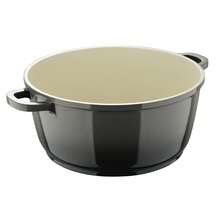 Bergner EXCALIBUR 28cm 6.5L Casserole With Cast Aluminum Lid, Grey - Gray 7 - View 5