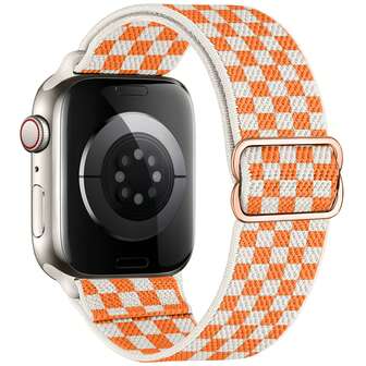 Stretchy Nylon Loop Bands Compatible With Apple Watch 38mm 40mm 41mm 42mm 44mm 49mm Adjustable Soft Elastics Strap Compatible With Apple Watch SE Ultra Series 10/9/8/7/6/5/4/3/2/1