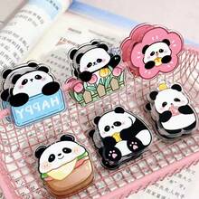 1 cái/3 cái/6 cái Kẹp hai mặt hình gấu trúc bằng acrylic, Kẹp ghi nhớ hoạt hình dễ thương, Kẹp niêm phong đồ ăn nhẹ chất lượng cao, Kẹp tin nhắn, Kẹp ảnh, Quà tặng trang trí, Kẹp văn phòng phẩm, Kẹp biên lai - Nhiều màu - Xem 13