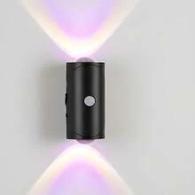 Motion Sensor Night Light,Motion Sensor Light Indoor,USB Type-C Charging, Ultra-Long Battery Life,Magnetic Mount,Colorful Neon Colors Change,Wall Lamp,Apply For Bedroom,Bathroom,Courtyard