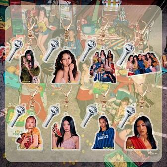 KATSEYE Keychain, Bag Charm, MANON, SOPHIA, LARA Bag Charms, K-Pop Girl Group Fan Merchandise, Best Friend Keychain, Gift For Friends