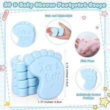 60pcs/Set Gender Reveal Party Exclusive Gift Set, Suitable For Baby Shower And Theme Party - Multicolor 1 - View 3