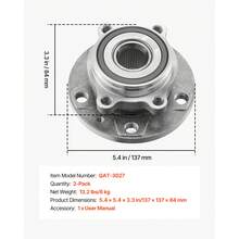 Roues de voiture - 137 x 137 x 84 mm - Voir 7