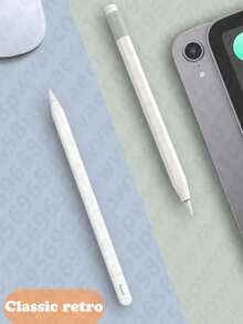 Compatible With Apple Pencil 3 USB-C Case Silicone Protective Retro Cover Pouch 3th Generation Skin Compatible With Apple IPad Pencil Touch Stylus Pen - Multicolor - View 11