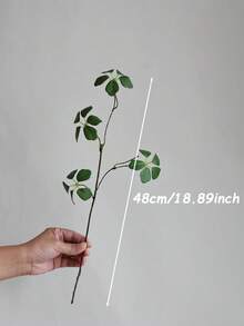 1 غصن اصطناعي مع أوراق، فرع أزاليا ياباني مقلد، فرع ورق ربيعي مزيف، رذاذ ورق مزيف من فرع الصفصاف، فرع البندق، لملء المزهريات، ديكور المكتب والمنزل والزفاف - متعدد الألوان - مشاهدة 9