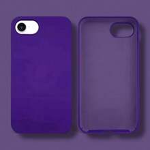 Velvet Case Cover For IP 16e - 紫色 - 查看 2