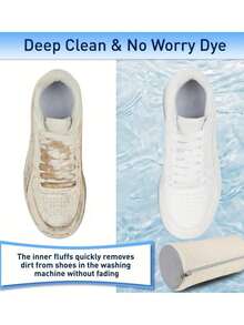 2pcs 360° Full-Coverage Shoe Washing Bags, Reusable Sneaker Cleaner Bags For Washing Machine And Dryer, Fit All Shoe Types And Sizes, Laundry Accessories, Valentine's Day Gift - Multicolor - View 5