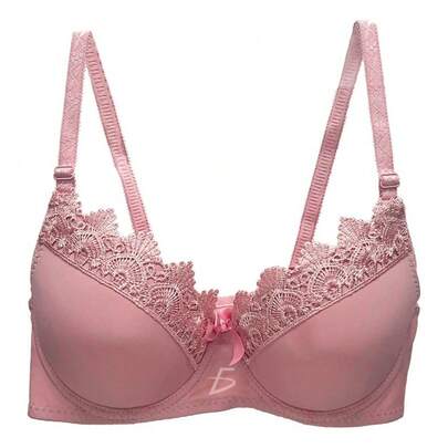 Brasier Sujetador Ropa Interior Ribete Encaje Copa Ajustable, lencería femenina, sujetador moderno con encaje, ropa interior cómoda, brasier ajustable copa, brasier elegante