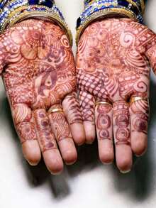 Colorful JNSI Henna Temporary Tattoo Paste - Natural Tattoo Cone Cream Ideal For Party, Festival Use Easy - Apply Formula Body Art Supplies - Bright - View 7