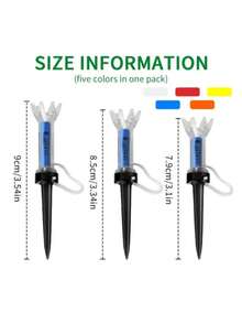 Improve Your Golf Skills With The Caiton 5-Piece Magnetic Plastic Golf Ball Holder - 360-Degree Bounce