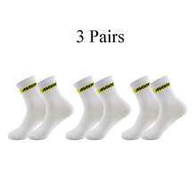 3 Pairs Professional Cycling Socks, Breathable Moisture-Wicking Compression Socks For Mountain Bike And Road Bike, Unisex - Multicolor - View 13