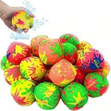 20pcs Reusable Water Splash Balls, Summer Beach Soaking Game, Absorbent Water Bubble Balls, Swimming Pool Party Favors, Water Fight, Dog Chew Water Balls - Multicolor - View 10