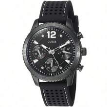 Guess Marina Chronograph Strap Watch For Women W1025L3 - Black - View 1