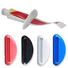 4/1pc Toothpaste Tube Squeezer Dispenser Tool Toothpaste Rollers Clips For Hand Cream, Paint Tubes, Cosmetics, Bathroom - Multicolor - View 1