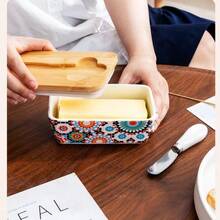 1pc, Ceramic Chocolate Melting Oven, Suitable For Cooking Chocolate, Butter, Cheese, Etc., Kitchen Gadget, Butter/Cheese/Chocolate/Caramel/Cooking Design Mini Hot Pot Baking DIY, Heater