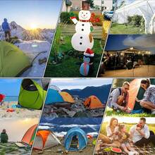 Conjunto de 6 estacas de barraca reforçadas de 20 cm (7,8 pol.) para piquenique e camping. Ideal para trilhas e acampamentos. Acessórios e equipamentos de camping. #Cor: 6 unidades de 20 cm