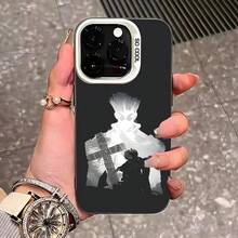 Funda de Anime "Triage" Compatible con 17 Pro Max, 16 Pro Max, 15, 14, 13, 11, 12 Plus Color: Plata - z3 - Ver 8