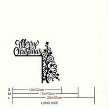 Cartel de esquina para puerta de Navidad, Adorno superior de árbol de Navidad de metal para puerta, Decoración para puerta de Navidad, Adorno para puerta de Navidad, Decoración de pared para el hogar, Decoraciones navideñas, Toque perfecto de decoración navideña para cualquier habitación, Adorno superior para puerta de Navidad, Regalo de Navidad, Decoración navideña de muñeco de nieve para puerta y hogar, Decoración de Navidad