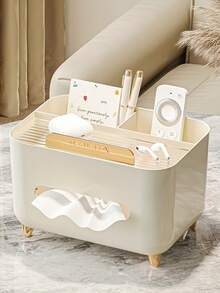 1个装豪华家用纸巾盒架 - 高品质纸巾分配器，适用于客厅、茶几、卧室 - 彩色 - 查看 5