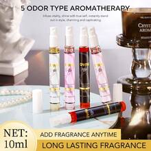 5 Frascos/Caixa, Fragrância Feminina de Longa Duração e Refrescante, Infundida com Fragrância Floral e Frutada Natural. Pode ser Usado como Aromatizante de Ar ou Spray de Fragrância Feminina. Formulado com Extratos Naturais, Aroma de Longa Duração. Esta Fragrância Floral e Frutada Sem Álcool Possui um Aroma Persistente.