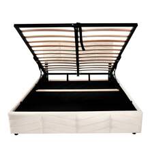 Bed Frames - 米色 + 絲絨 + 140厘米*200厘米 - 查看 9