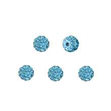 5pcs 3-8mm Internal Thread 1.2/1.6mm Internally Threaded Lip/Cartilage/Septum Rings With Paved Mud Ball Charms, DIY Jewelry Accessories