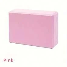 1/2块装，瑜伽砖，柔软防滑瑜伽砖，适用于瑜伽、普拉提、冥想 - 粉色 - 查看 8