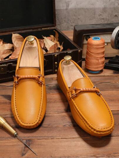 Handgemaakte herenloafers in grote maten (46-48), instappers, comfortabele casual schoenen voor werk, wandelen, autorijden, met platte zool.