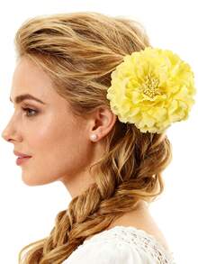 1件新娘发饰，婚礼单身派对拍摄道具花卉秋季牡丹发夹胸针精品发饰波西米亚风发夹女士女孩弗拉明戈舞者复古花朵胸针节日礼物装饰发夹 - 彩色 - 查看 7