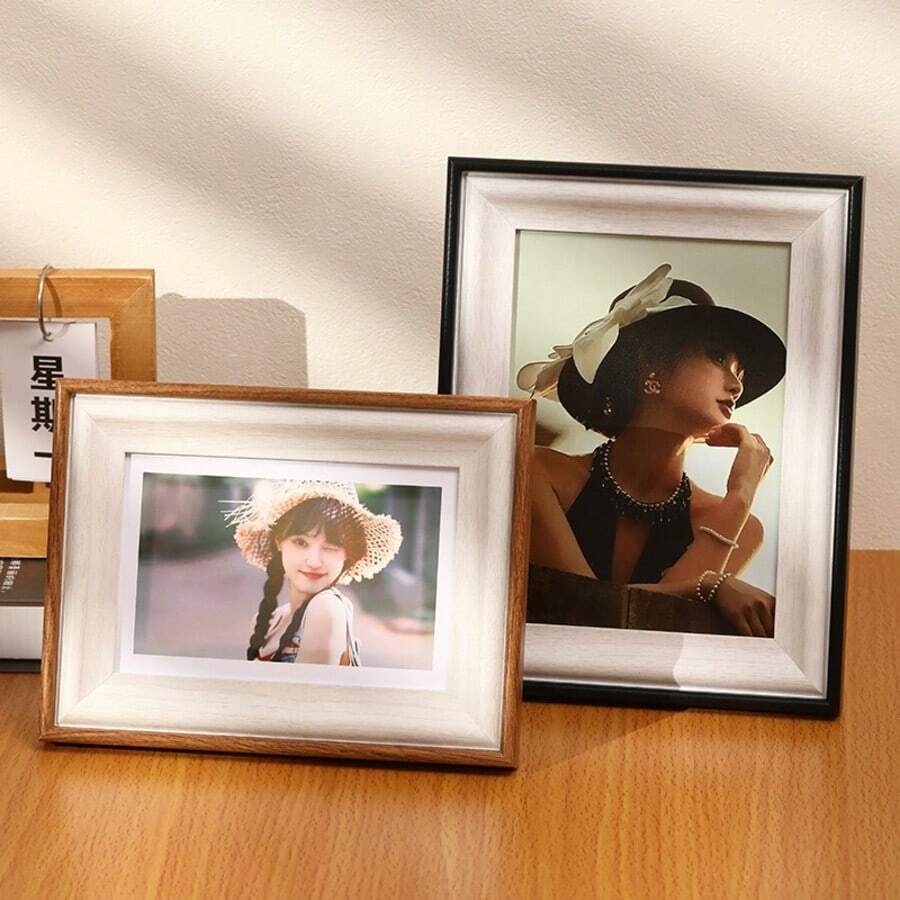 Nordic Minimalist Wooden Photo Frame, 5-Inch, 6-Inch, 7-Inch, 8-Inch, A4, Wall-Mounted Home Decoration Frame, Picture Frame, Table Display