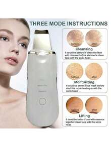 1pc Deep Vibration Facial Cleansing Scraper, Non-Ultrasonic Blackhead Removal Massager