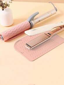 1 件装卷发棒垫、直发器耐热垫、防滑造型工具垫 - 彩色 - 查看 5