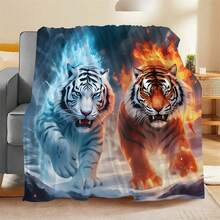 1pc Whimsical Unicorn & Cheetah Print,Colorful And Cute Animals Fleece Blanket - Soft, Lightweight & Durable Flannel Throw With Vibrant Rainbow Colors, 280gsm For Him And Her, Perfect For Naps, Camping, Travel, Home, Daily, Office Decoration, Birthdays Anniversary, Valentine's Day, Thanksgiving Day, Christmas, Halloween, Mother's Day, Father's Day, Wedding, New Year Gifts, Personalized Ideal Gifts For Her, Him, Family, Boyfriend, Girlfriend, Father, Family, Mother, Lover, Daughter, Son, Grandpa, Grandma, Friend, Classmate, Pet. Sofa,Bed,Car,Bedroom,Living Room,Office,  Outdoor Camping, Beach,Wall Decoration - Nhiều màu 25 - Xem 4