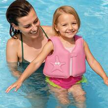 POOST Chaleco salvavidas infantil es adecuado para niños y niñas de entre 1 y 9 años, 1 pieza Chaleco de natación para niños con un peso de 10 a 27kg. Es un elemento de flotación ideal para nadar y se puede usar en playas, piscinas y otros lugares similares - Rosa - Ver 7