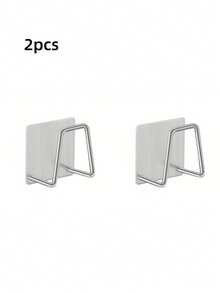 厨房水槽海绵架，粘性海绵架，水槽置物架，壁挂/台面安装，排水设计，整洁收纳，不锈钢材质，防锈防水，速干，营造舒适精致的生活氛围，圣诞礼物，2025年冬季，2026年新品上市 - 彩色 - 查看 14