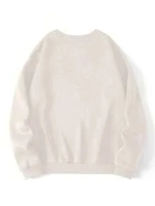 Christmas Outfit Womenhair Accessories For WomenINAWLY Women's Casual Bow Print Sweatshirt, Autumn/WinterLoose And Comfortablechristmaswoman Winter Clothes - 白色 - 查看 2