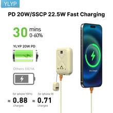 YLYP 5000mAh Ultra-Thin Mini Pocket Magnetic Wireless Power Bank, 22.5W PD Fast Charging, Compatible With IPhone 17/17 Air/16/15/14/13/12 Pro/Pro Max/Plus/Mini - Recolor - View 8