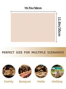 1/4/6/12 件波西米亚编织餐垫，卡其色针织镂空矩形杯垫，厨房用品，水杯碗碟防滑垫，适用于日常、节日、聚会、派对、婚礼、晚宴、家居装饰，复古风格