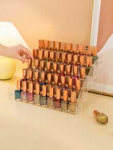 Kệ đựng mỹ phẩm 7 tầng bằng acrylic trong suốt, nhiều ngăn, dùng để trưng bày nước hoa, son môi, kem nền và sản phẩm chăm sóc da, sơn móng tay, trang sức, kệ bậc thang, thiết kế đứng độc lập, hoàn hảo cho bàn trang điểm trong ký túc xá và phòng ngủ. Phụ kiện phòng tắm, trang trí phòng tắm. - Nhiều màu - Xem 1